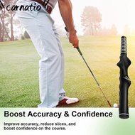 CARNATIOGV Golf Swing Training Grip, Universal Left-Handed Golf Club Grip,  Black Right-Handed Golf 
