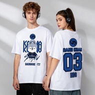 Hot Selling KPOP KARMA HYUNJIN Cartoon Print Oversized Casual Cute Fashion T-shirt