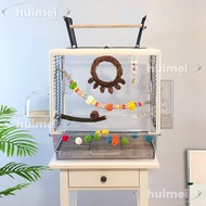 Bird Cage, Large Size, Luxury Parrot Cage, Peony, Budgie, Special Ornamental Cage, Transparent Pet V