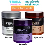 Kem ủ tóc KERATIN COLLAGEN 1000ML LAVENDER BRAZIL NUT - Ủ hấp tóc cung cấp dưỡng chất KERATIN tự nhi