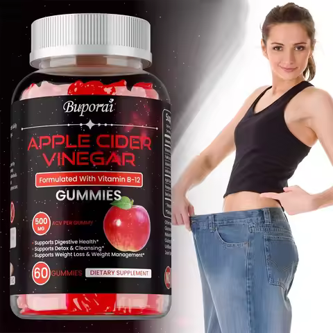 Apple Cider Vinegar Gummies - Promotes Digestive Health, Relieves Bloating and Constipation, Burns F