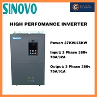 SINOVO 37KW VFD Inverter/45KW 3Phase 380v High Performance Inverter Heavy Duty Inverter