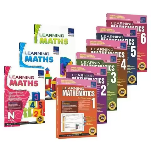 Fascicle SAP Learning Mathematics Book Grade 1-6 Children Learn Math Books Singapore Primary School 