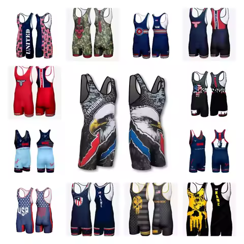 Swimwear Marathon Running Wear Lightweight Iron Suit Wrestling Singlets Triathlon Bodysuit WWE Gym B