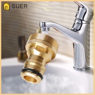 SUER Brass Faucet, Brass Universal Tap Adapters, Basin Fitting Faucet Tap Connector Kitchen