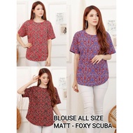 Blouse Corak Etnik Corak Borneo