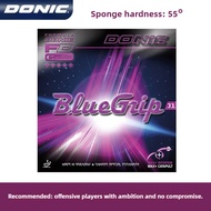 DONIC J1 Table Tennis rubber blue grip tightly Original Sticky Rubber Hardest Version Sheet Getah Pi