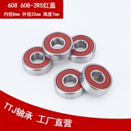 TTJ Direct Supply from Manufacturer 608Motor Bearings 608ZZ 608Bearing 8*22*7mm 608-2RS