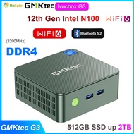 GMKtec G3 12th Gen Intel N100 Mini PC Windows11 DDR4 16GB 512GB NVME SSD Wifi6 BT 5.2 Mini Gaming PC