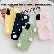 Flowery Pearl Case Vivo Y30 Y20 Y20S V17 V19 Y21 Y21S Y15 Y12S Y11 V15