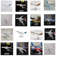 Diecast Airplane Garuda Citilink Lion Batik President Sriwijaya Air Asia Singapore Arab Etihad Emira