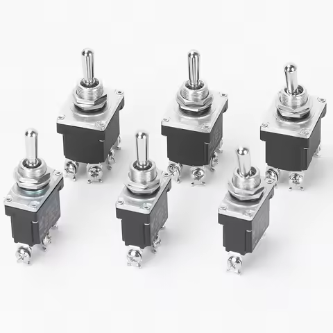 1PC IP67 Waterproof Toggle Switch 30A 12VDC SPST SPDT DPDT ON-OFF ON-ON ON-OFF-ON 2 Pin 3 Pin 6 Pin 