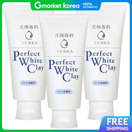 SENKA | โฟมล้างหน้า Perfect White Clay 120 กรัม x 3