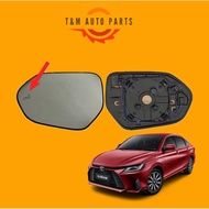 ORIGINAL TOYOTA VIOS 2023-2026 SIDE MIRROR GLASS WITH BSM
