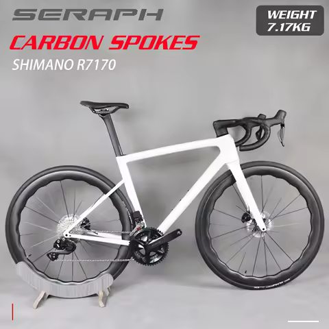 7.2KG full bike R7170 chameleon white color Full Internal Cable Disc Road bike TT-X68 105 Di2 Groups