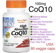 [MỸ] viên High Absorption CoQ10 with BioPerine 100mg 60 viên Doctors Best Q10