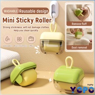 YoPo Mini Portable Sticky Roller Fur Lint Hair For Clothes Reusable Dust Lint Remover Tool 1Pc