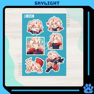 NO.19 HUNG 2 - Arknights - Sticker Furry Sheet A6 Waterproof Decal