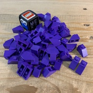 Lego part dark purple slope 45 2x1 no 3040