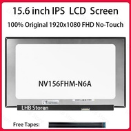 15.6" Laptop LCD Screen NV156FHM N6A NV156FHM-N6A Display Matrix Panel Replacement 1920x1080 IPS 100