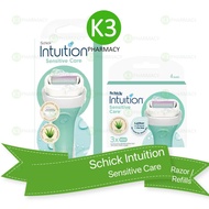 Schick Intuition Sensitive Care Razor / Schick Intuition Sensitive Care Refill Hair Removal Body Hai