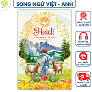 Sách Heidi - Sách song ngữ kinh điển có note từ vựng tặng kèm file nghe - HG Books