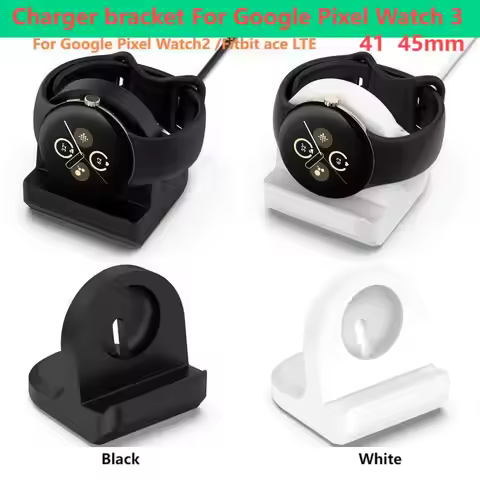 Charging Station for Google Pixel Watch 3 Charging Bracket for Pixel Watch 2 Charging Dock for Fitbi
