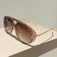 Fashion Street Snap Double Bridge Aviator Sunglasses European Style UV Shades