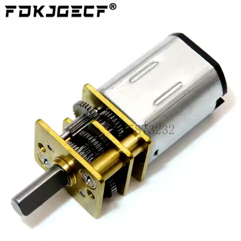 DC 3V/6V/12V N20 Mini Micro Metal Gear Motor with Gearwheel DC Motors 15/30/50/60/100/200/300/500/10