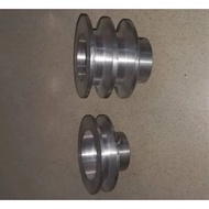POLY ALUMINUM PULY ALMA 4" as 28mm A1x28x4” and A2x28x4 1 FAN ROPE AND 2 FAN ROPE BELTING POLY ELEKT