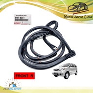ยางขอบประตู หน้า-ขวา 1ชิ้น สีดำ แท้ Toyota Aftermarket Parts AVANZA F600 F601 F602 ประตู ปี2004 - 2