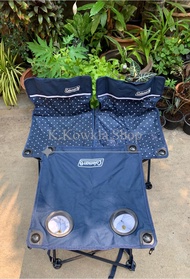 สินค้าพร้อมส่ง เก้าอี้แคมป์ปิ้งพร้อมโต๊ะ เก้าอี้สนาม เก้าอี้โลแมน Coleman ชุดโต๊ะ / เก้าอี้มินิ