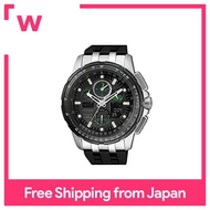 [Citizen] watch CITIZEN overseas model eco-drive radio clock specific store handling model JY8051-08E Men's black