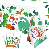 4 Pack Dinosaur Tablecloth Dinosaur Party Decorations Dinosaur Party Supplies 86 x 51 inches Dinosau