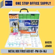 OKADA First Aid Kit Metal Box - PM-04-MJ / Peti Kecemasan / First Aid Box / Emergency Kit / Emergenc