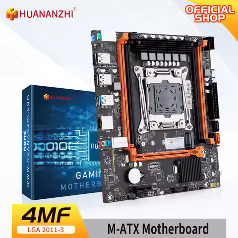 HUANANZHI X99 4MF LGA 2011-3 XEON X99 Motherboard Intel E5 2620 2640 2666 2670 2678 V3 V4 support DD