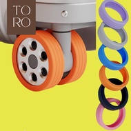TORO - [CONTENTS 4 PCS] LUGGAGE WHEEL PROTECTOR | UNIVERSAL SILICONE SUITCASE WHEEL PROTECTOR | LUGG