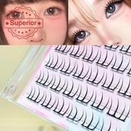 Kpop Girl Group 2.0 False Eyelashes - Curved Stem, Lightweight Life Glue-free 3-year Segmented, I1