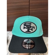 NE 9 Forty A Sf 49Ers Tiffany Black Baseball Cap Adjustable Snapback