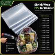 Pembalut Hamper Guna Hair Dryer Hot Gun/ Hamper Shrink Wrap PVC / Hamper Wrapper / (10 Pcs)