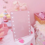 PINK LED MAKEUP MIRROR