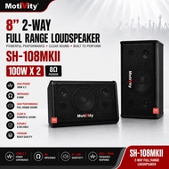MOTIVITY SH-108MKII 8" 100W X 2 SPEAKER SYSTEM - 1 PAIR