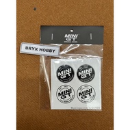 TSM Models Mini GT Round Logo Mini Sticker Set (9.5cm X 9.5cm) #MGTOM008