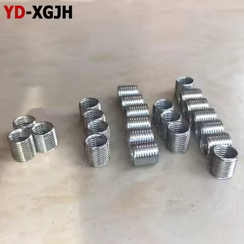 LED M10X1 Inner Outer Threaded Hollow Tube Coupler Conveyer Sliver Adapter Screw M10 to M12/M14, M8 
