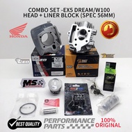COMBO SPEC 56MM (EX5 DREAM/W100) HEAD +LINER BLOCK UP SPEC 56MM