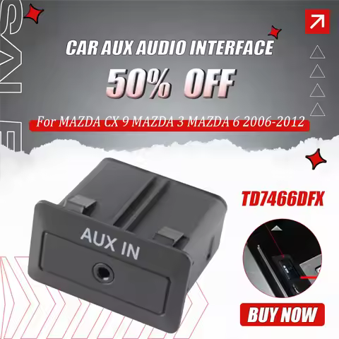 For MAZDA CX 9 2006 2012 Car AUX Audio Interface for MAZDA 3 2009 2012 For MAZDA 6 2006 2011 ABS Con