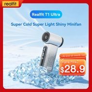 Realfit T1/T1  Ultra  Mini fan protable Cooling  3500mAh usb fan Exquisite Gift Box (stronger wind, 