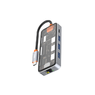 HUB 8 in 1 USB-C 100W ZTEC ZH831