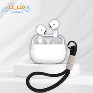 for Honor Choice EarBuds X7e Active Case Clear TPU Soft Case Cute Lanyard Pendant Suitable for Honor