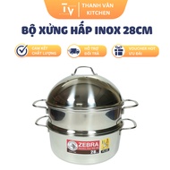 Bộ xửng hấp 3 đáy Extreme Plus II 28cm (xài được từ) (TV7)